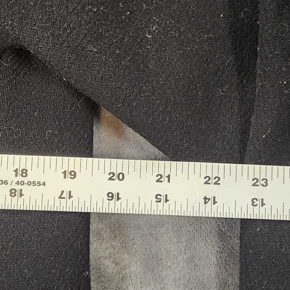 J Crew Coat Womens 4 Black City Italian Stadium Cloth Wool Blend Nelli Gori - Picture 10 of 10